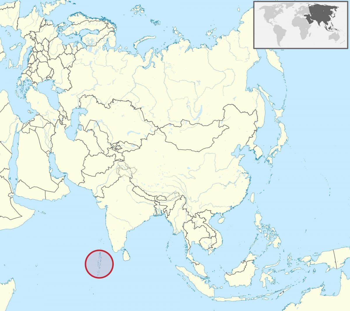harta maldive harta asia