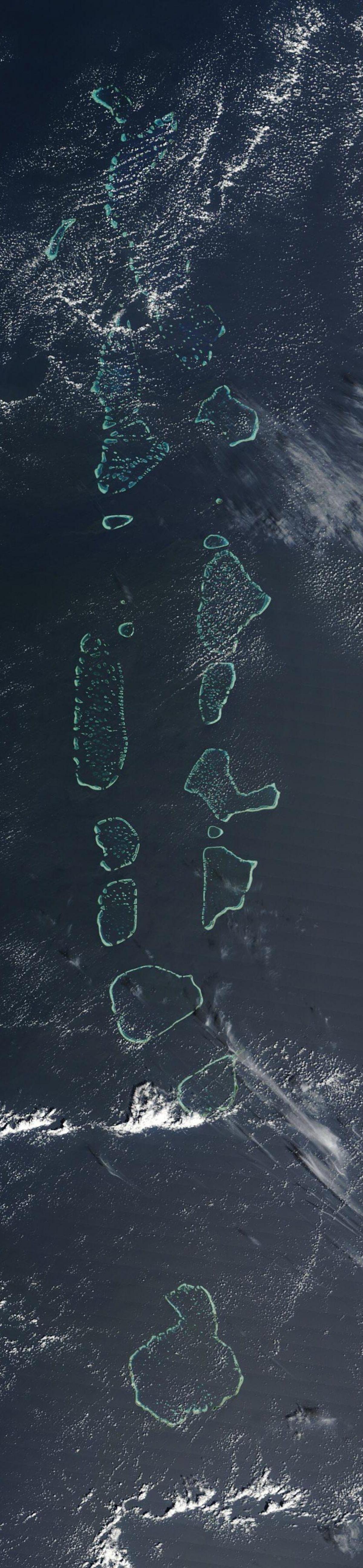 harta maldive satelit