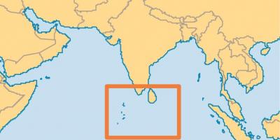 Insula maldive localizare pe harta lumii