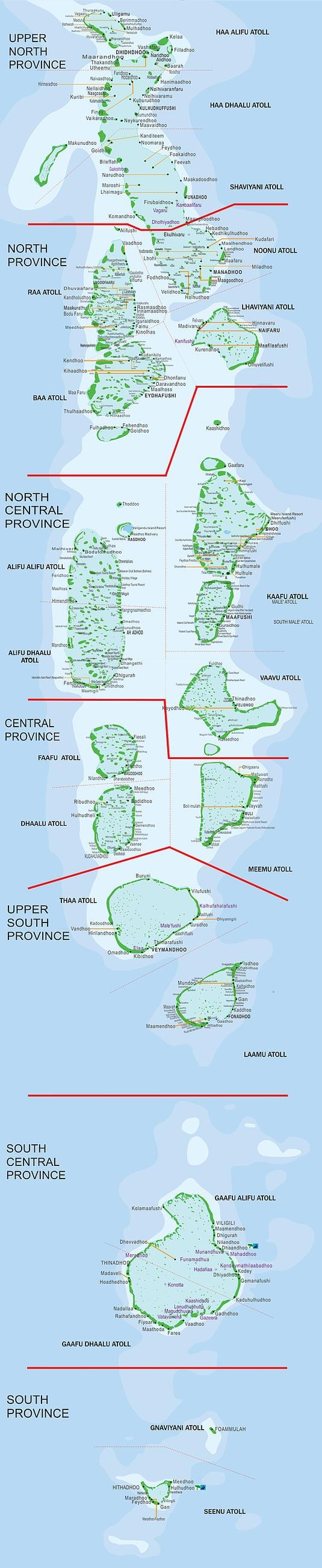 harta maldive feribot