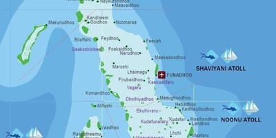 Iles maldive hartă