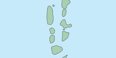 Harta maldive harta vector